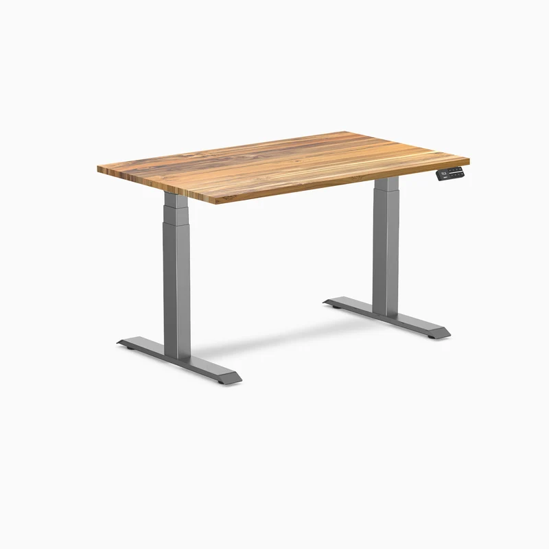 Almost Perfect Desky Dual Hardwood Sit Stand Desk
