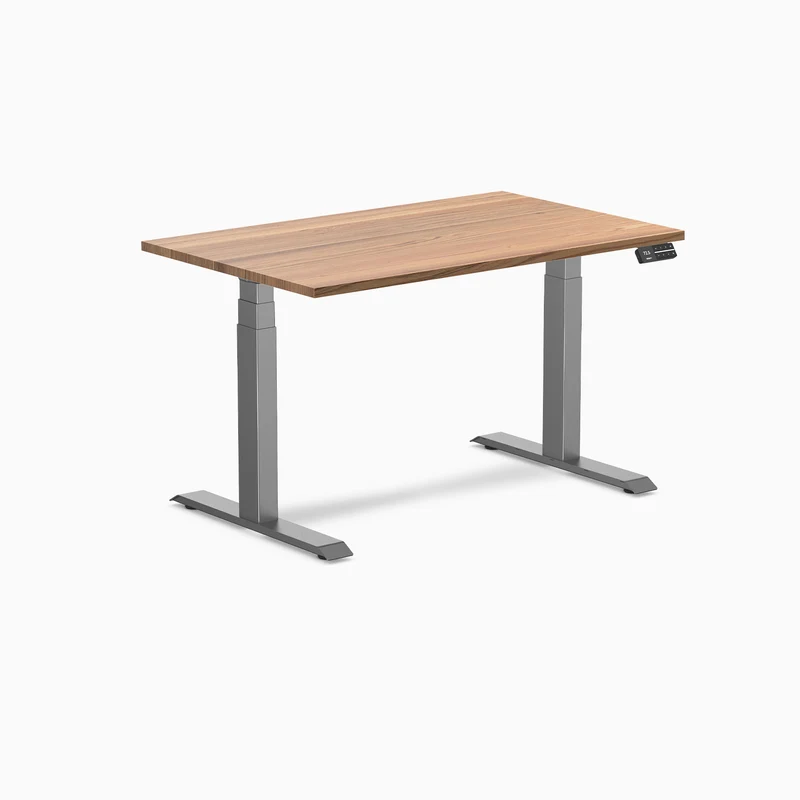 Almost Perfect Desky Dual Hardwood Sit Stand Desk