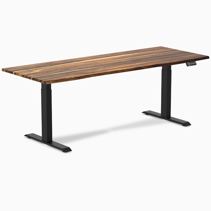 Almost Perfect Desky Dual Hardwood Sit Stand Desk