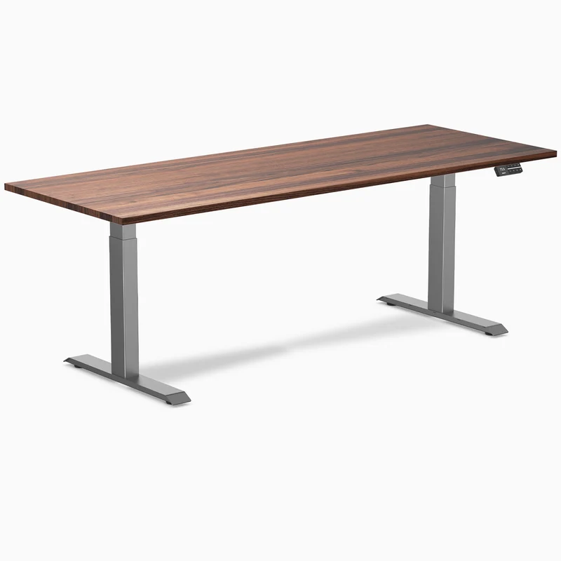 Almost Perfect Desky Dual Hardwood Sit Stand Desk