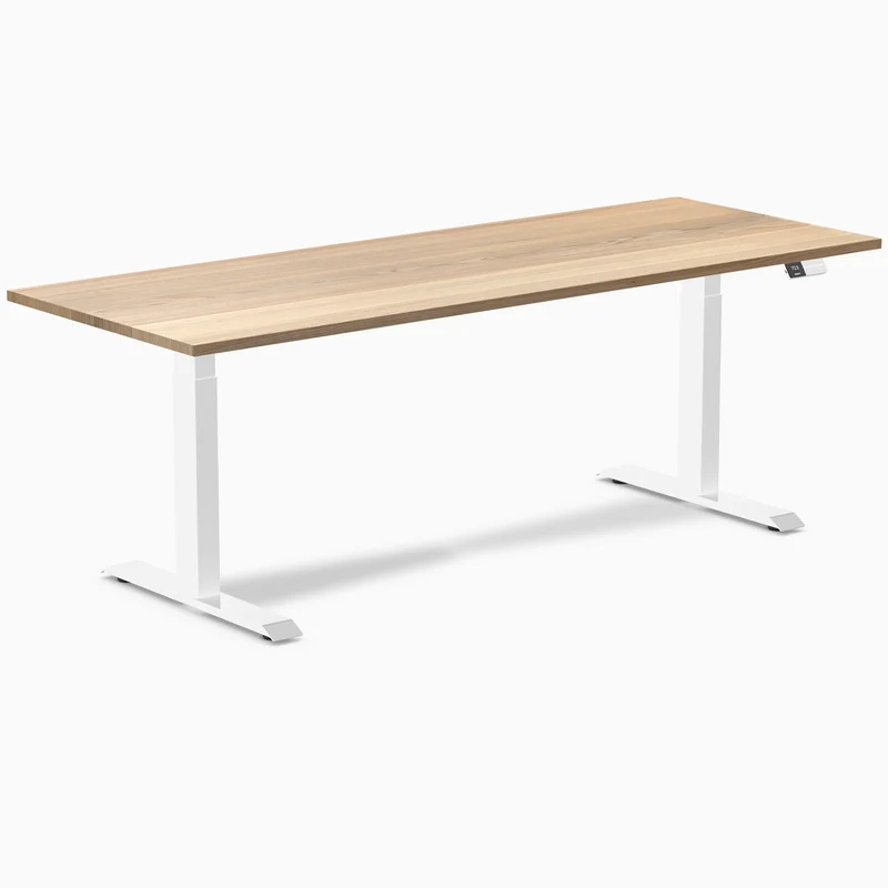Almost Perfect Desky Dual Hardwood Sit Stand Desk