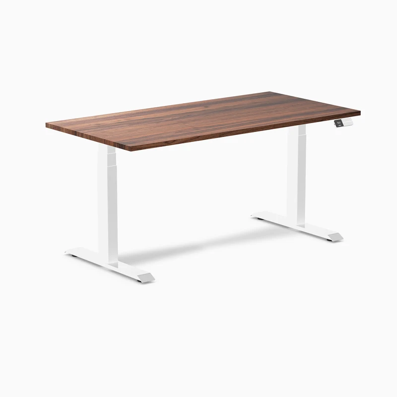 Almost Perfect Desky Dual Hardwood Sit Stand Desk
