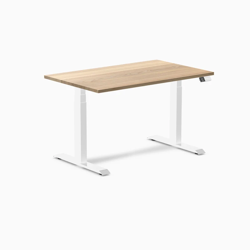Almost Perfect Desky Dual Hardwood Sit Stand Desk
