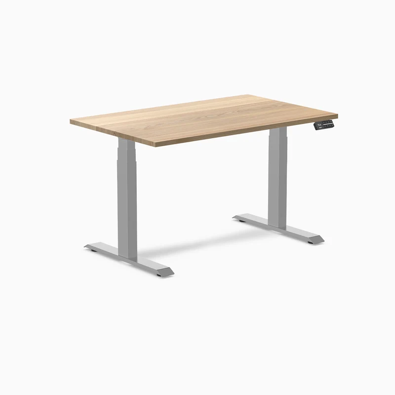 Almost Perfect Desky Dual Hardwood Sit Stand Desk