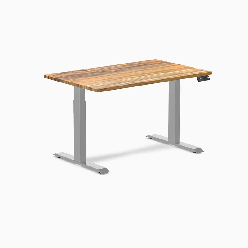 Almost Perfect Desky Dual Hardwood Sit Stand Desk