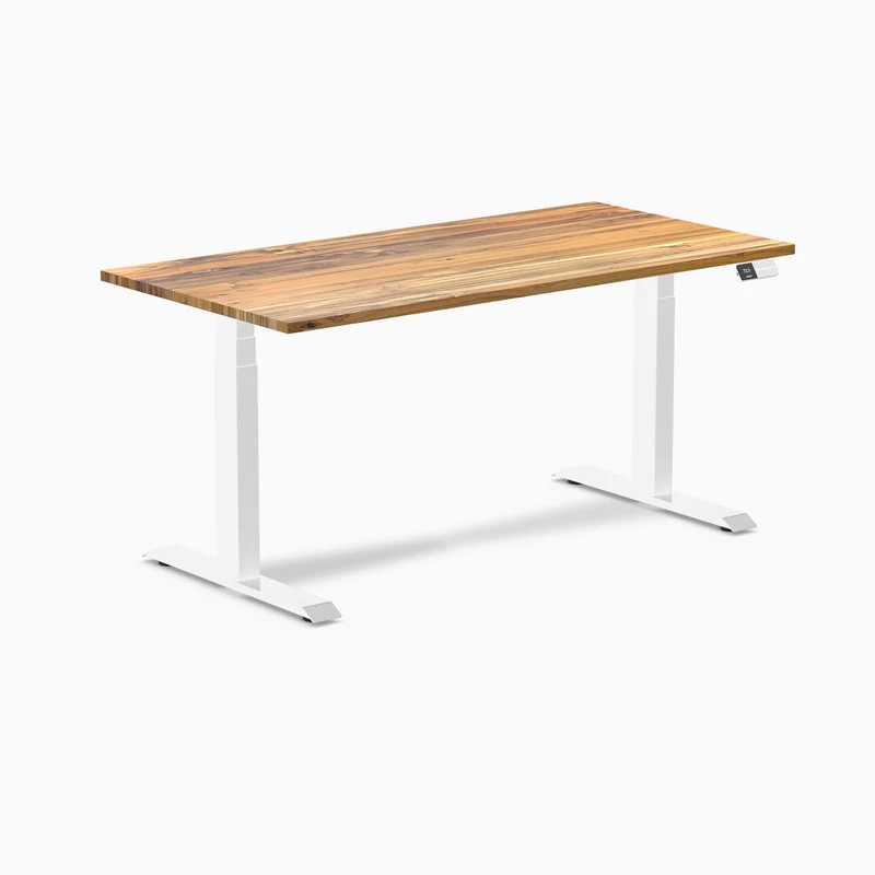 Almost Perfect Desky Dual Hardwood Sit Stand Desk