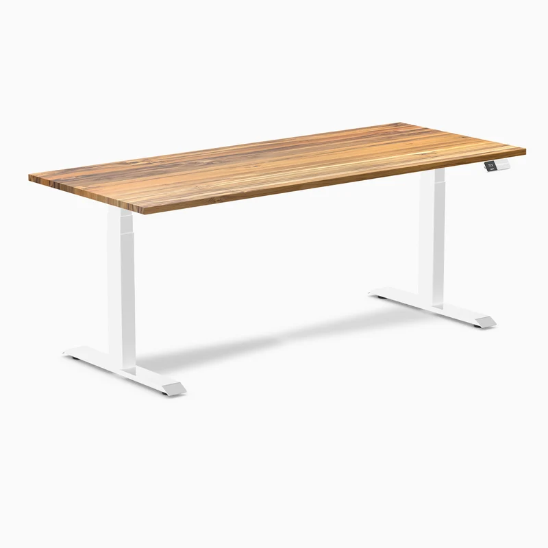 Almost Perfect Desky Dual Hardwood Sit Stand Desk