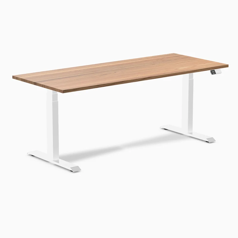 Almost Perfect Desky Dual Hardwood Sit Stand Desk
