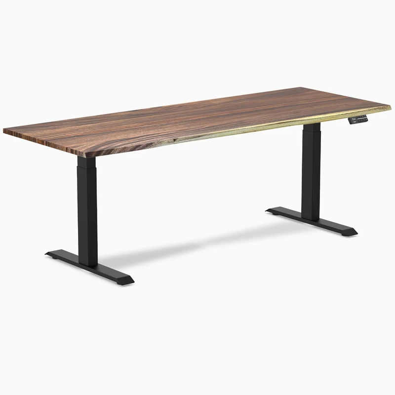 Almost Perfect Desky Dual Hardwood Sit Stand Desk