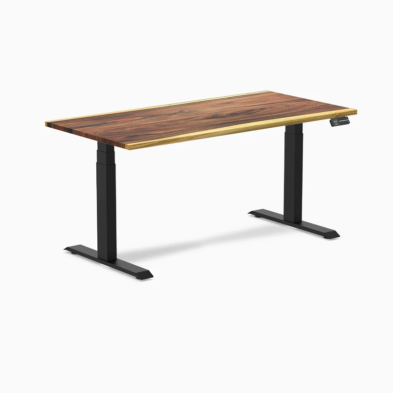 Almost Perfect Desky Dual Hardwood Sit Stand Desk