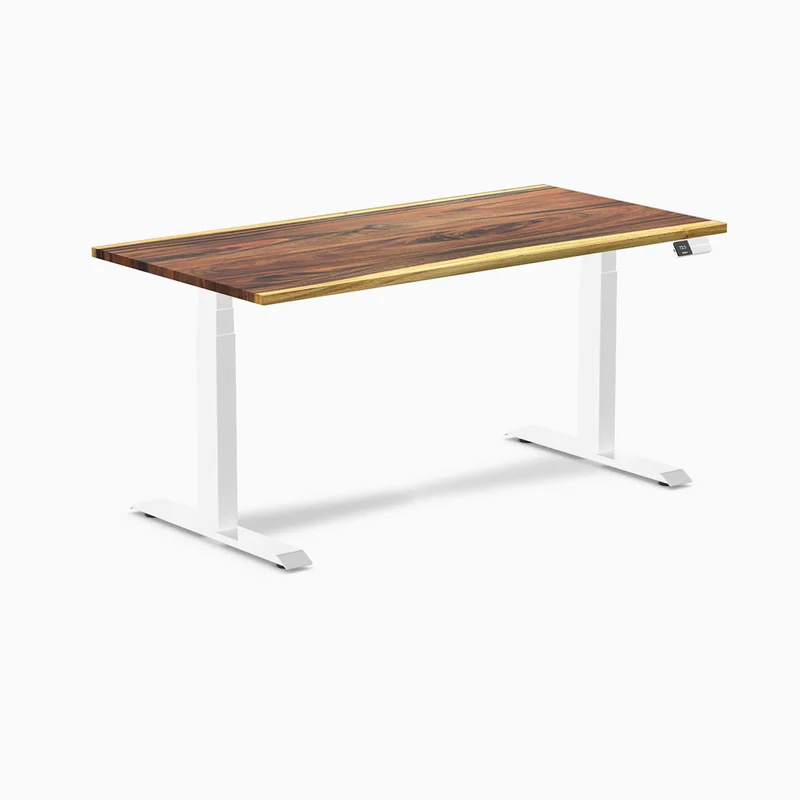 Almost Perfect Desky Dual Hardwood Sit Stand Desk