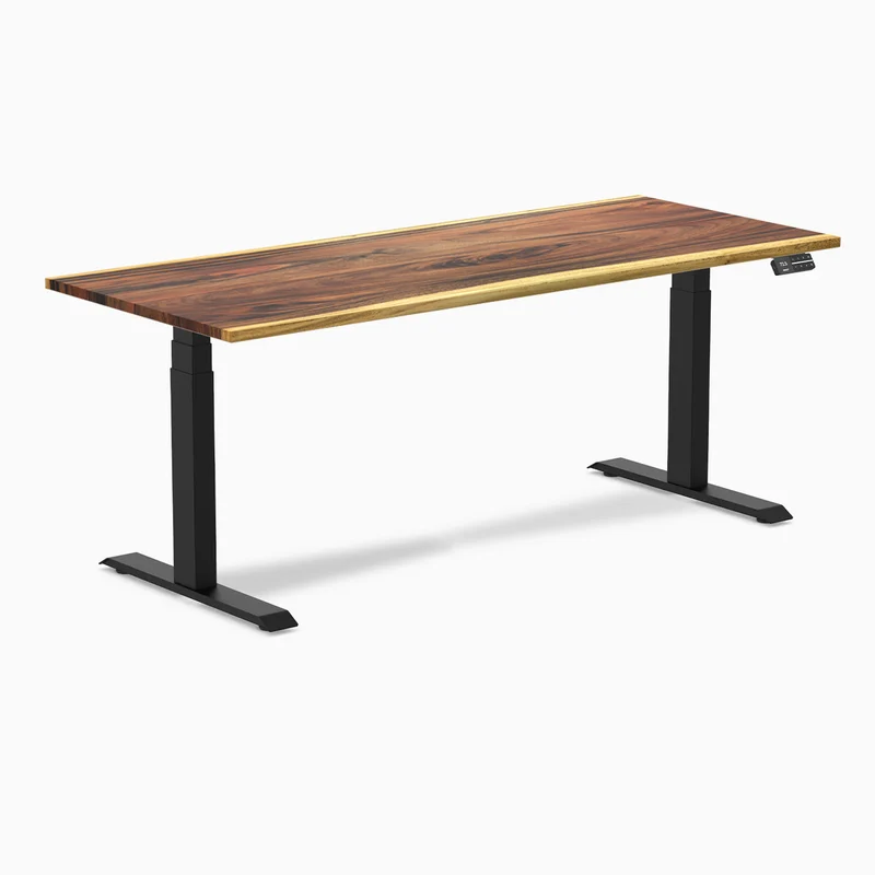 Almost Perfect Desky Dual Hardwood Sit Stand Desk