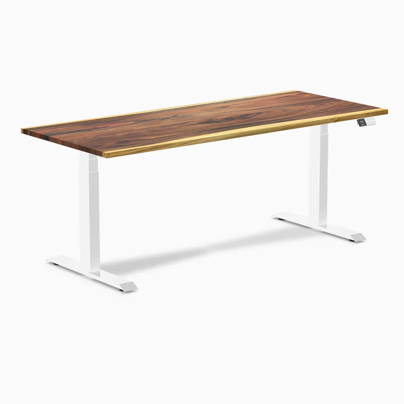 Almost Perfect Desky Dual Hardwood Sit Stand Desk
