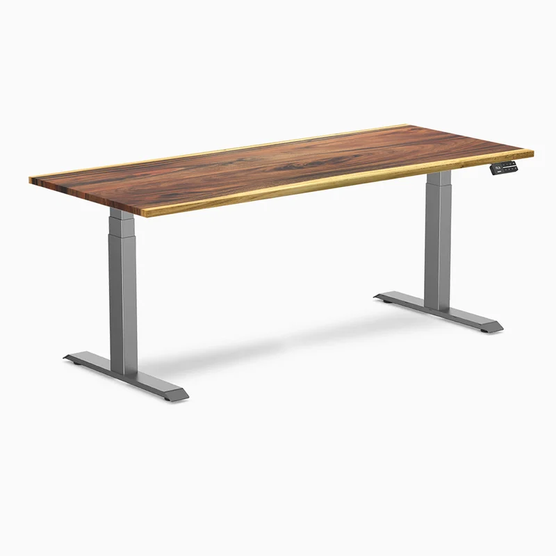 Almost Perfect Desky Dual Hardwood Sit Stand Desk