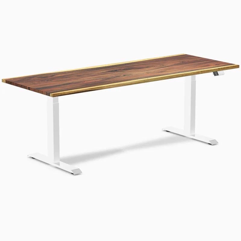 Almost Perfect Desky Dual Hardwood Sit Stand Desk