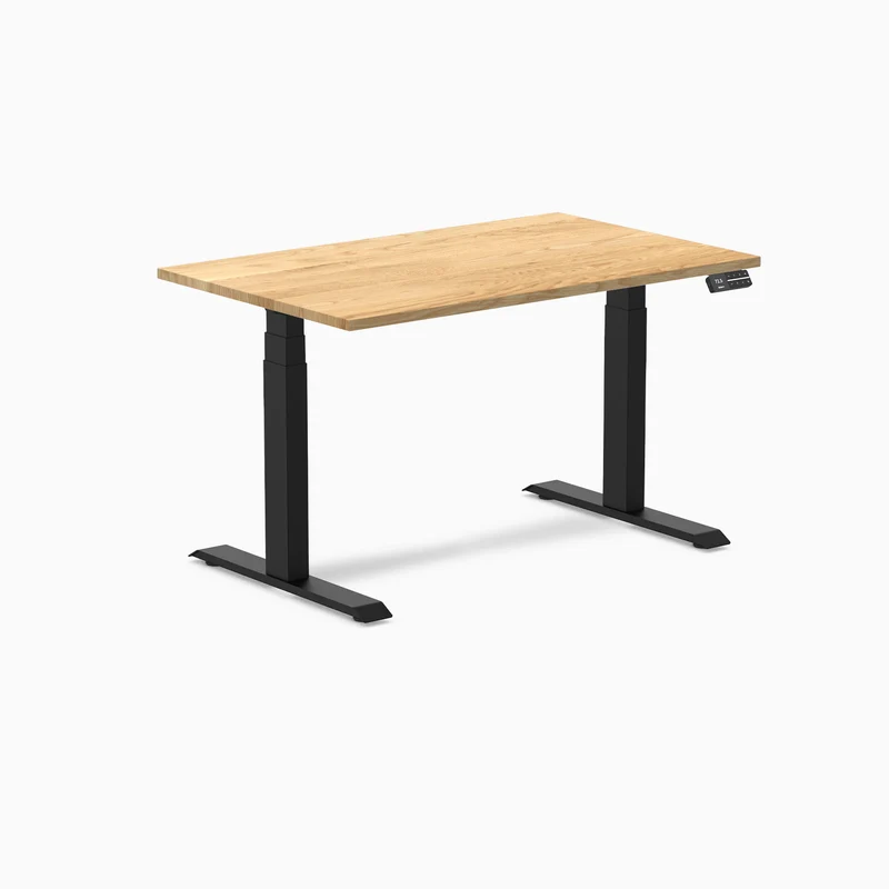 Almost Perfect Desky Dual Hardwood Sit Stand Desk