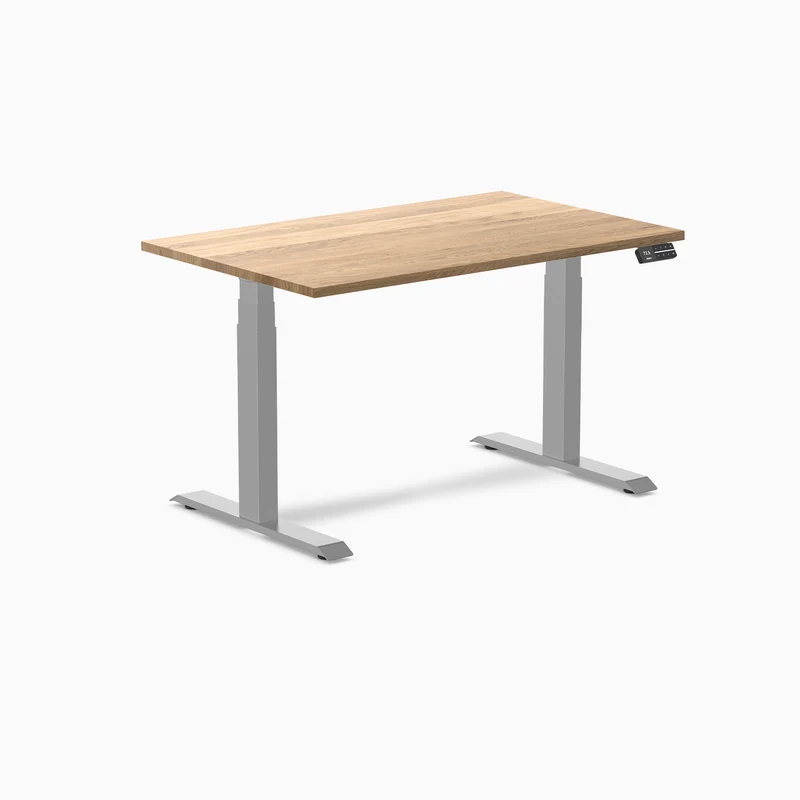 Almost Perfect Desky Dual Hardwood Sit Stand Desk
