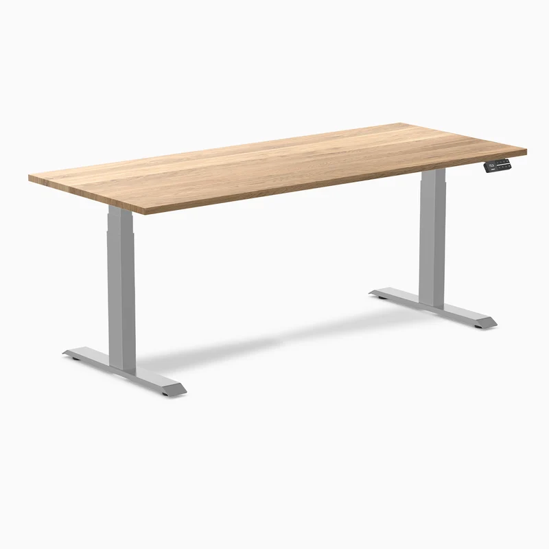 Almost Perfect Desky Dual Hardwood Sit Stand Desk