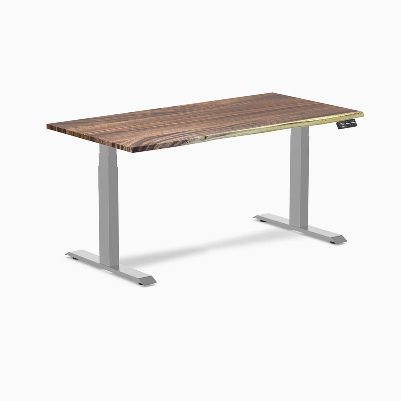 Almost Perfect Desky Dual Hardwood Sit Stand Desk
