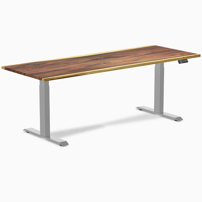 Almost Perfect Desky Dual Hardwood Sit Stand Desk