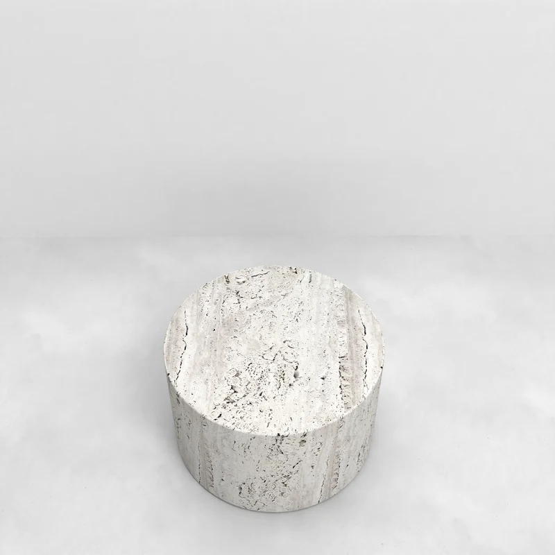 Travertin salontafel - Dax - Mid - 38 cm