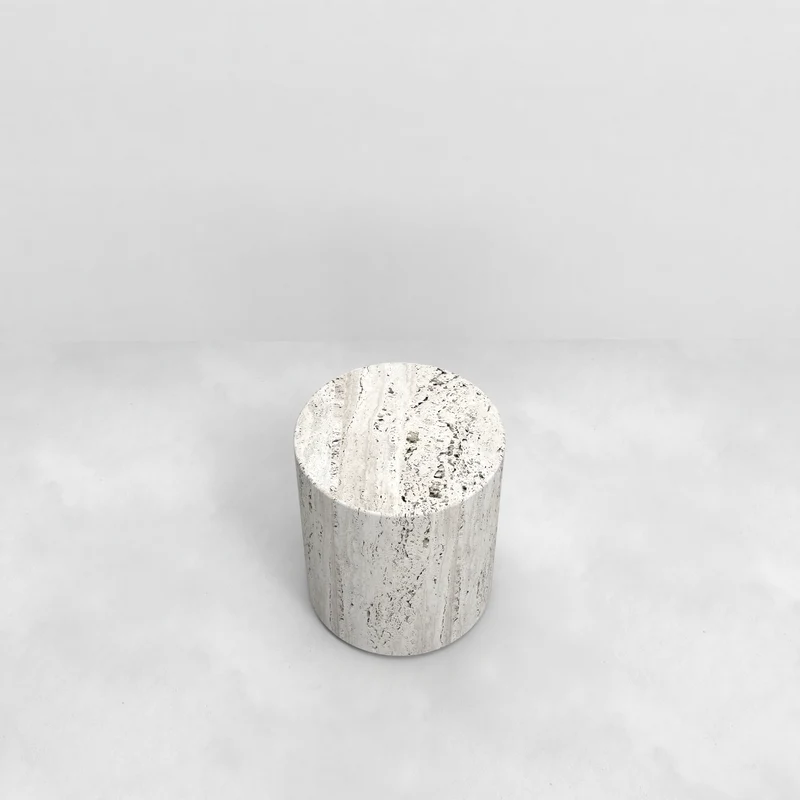 Travertijn salontafel - Dax - High - 45 cm