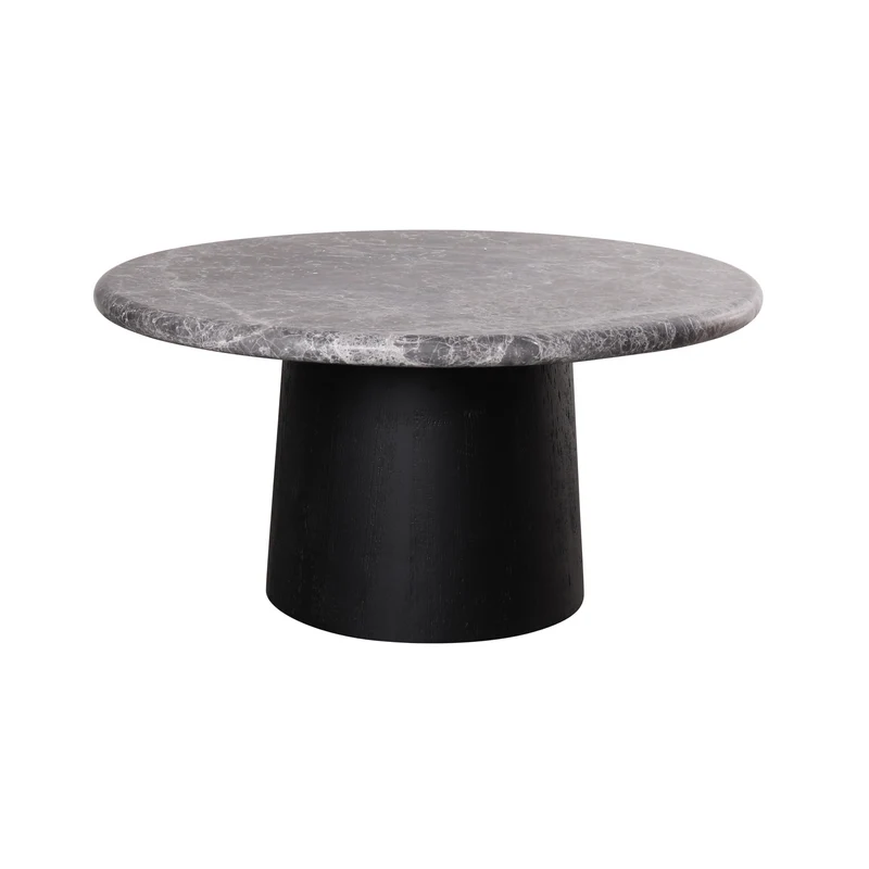 Salontafel Firenze - Grijs Marmer - 70×70×36cm