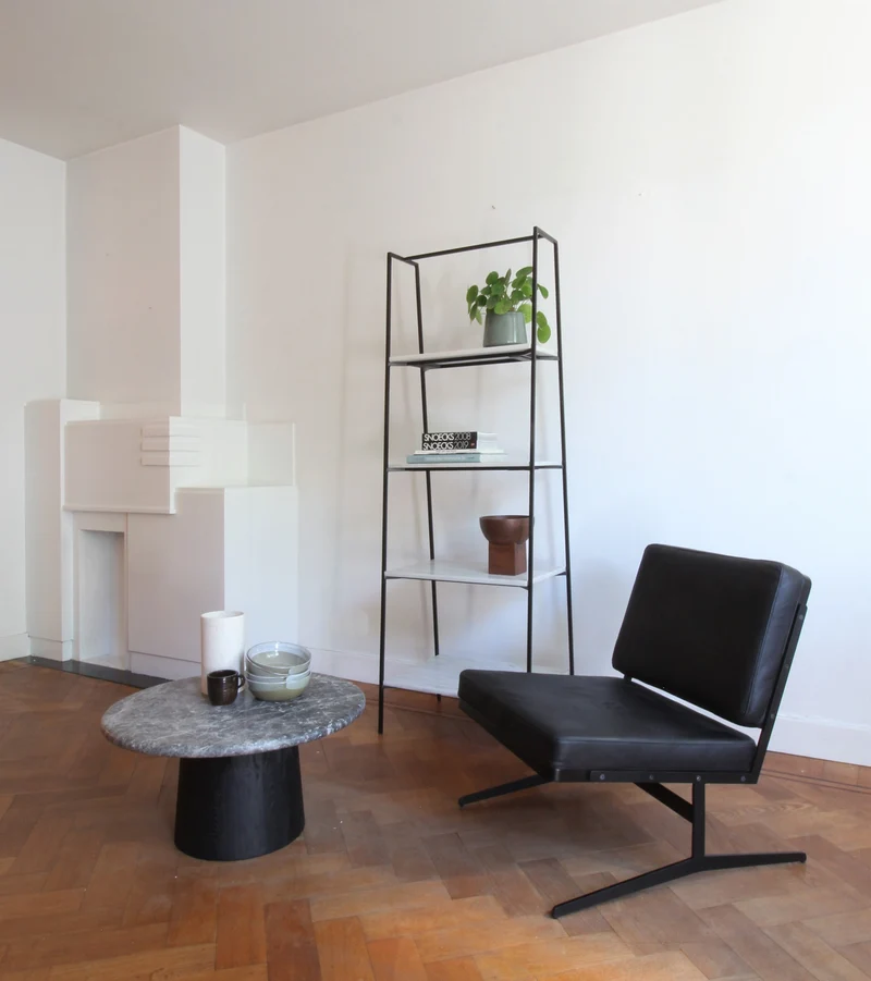 Salontafel Firenze - Grijs Marmer - 70×70×36cm