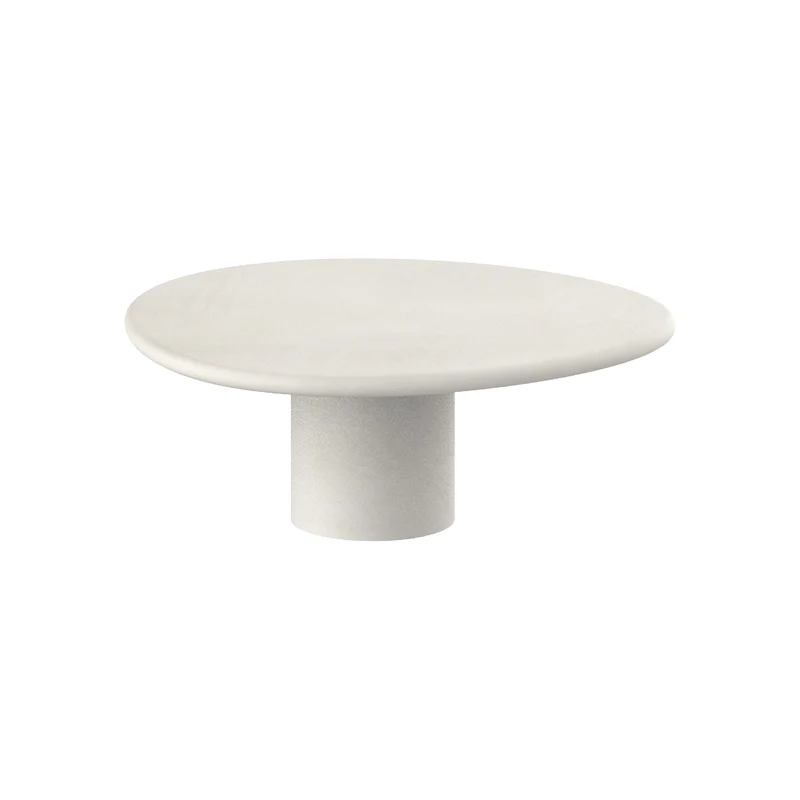 Ovalen Microskin salontafel - Reef - Latte