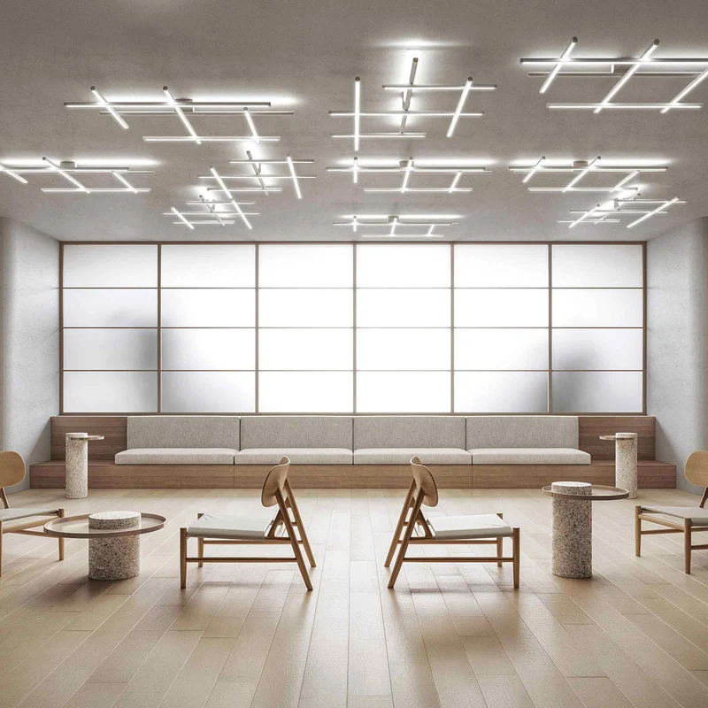 Aluminium Ceiling Lamp HILOW by Mathaeus Thun Hohenstein for Panzeri
