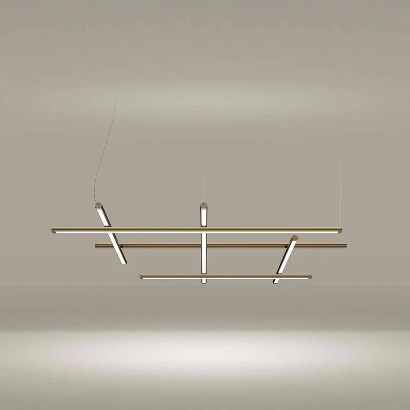 Aluminium Suspension Lamp HILOW by Mathaeus Thun Hohenstein for Panzeri