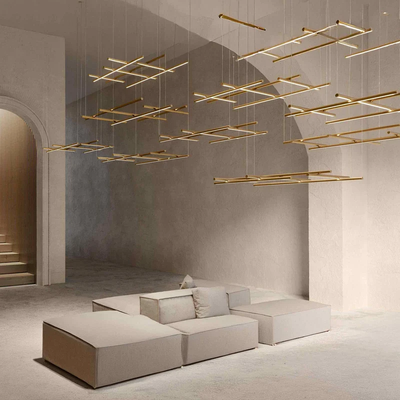 Aluminium Suspension Lamp HILOW by Mathaeus Thun Hohenstein for Panzeri