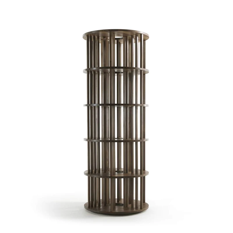 Wood Bookcase PILLAR by C.R.&S. Riva 1920