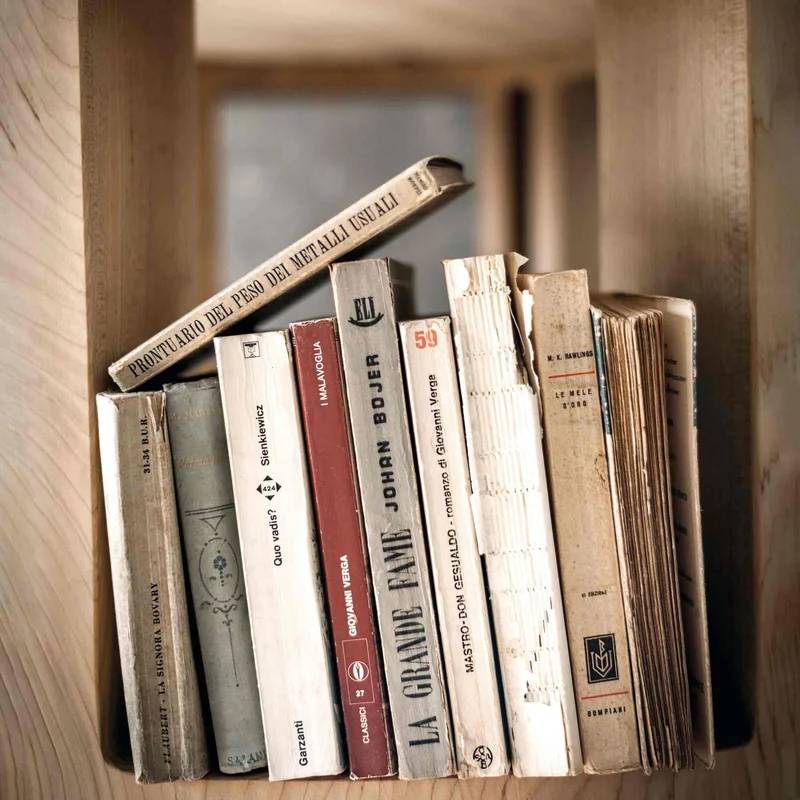 Wood Bookcase TORRE LIGNEA by Michele De Lucchi for Riva 1920
