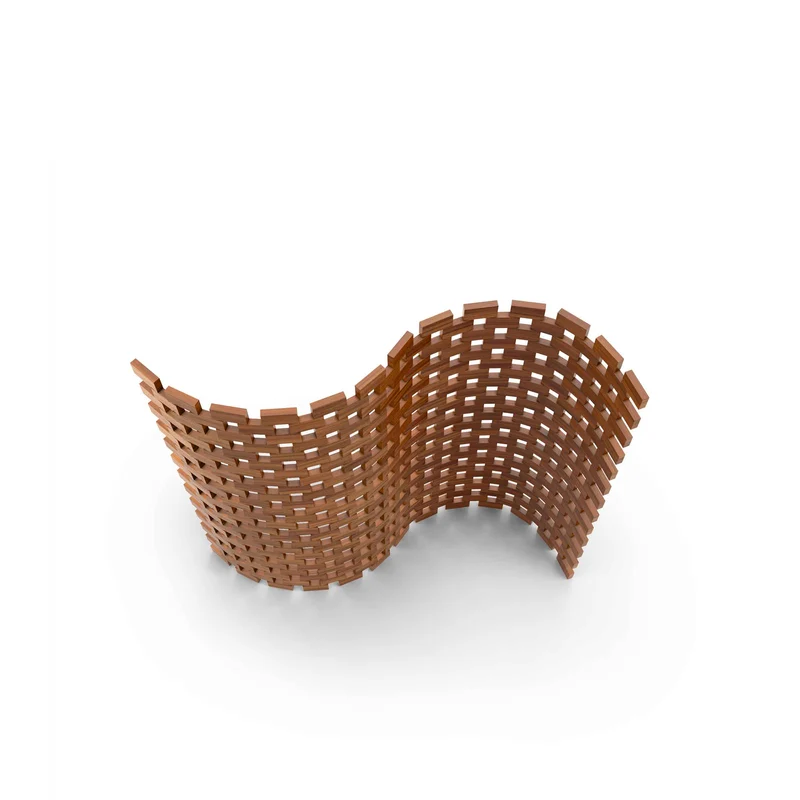 Wood Screen PARAVENT AMBASSADE, designed by Charlotte Perriand for Cassina
