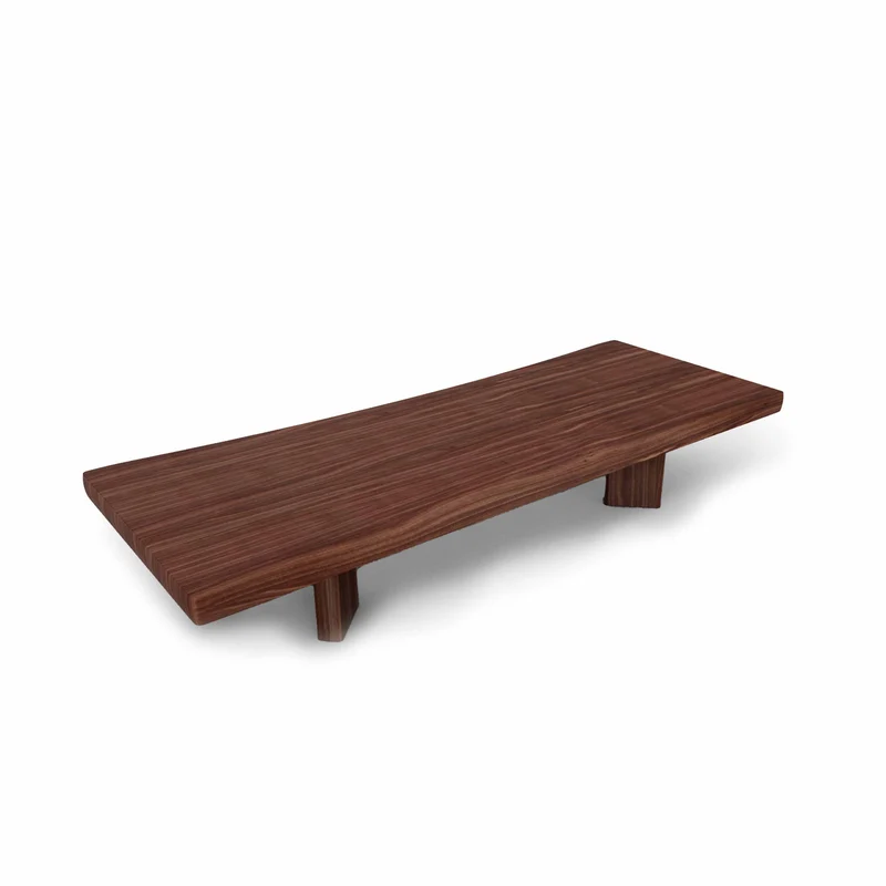 Wood Coffee Table PLANA, designed by Charlotte Perriand for Cassina