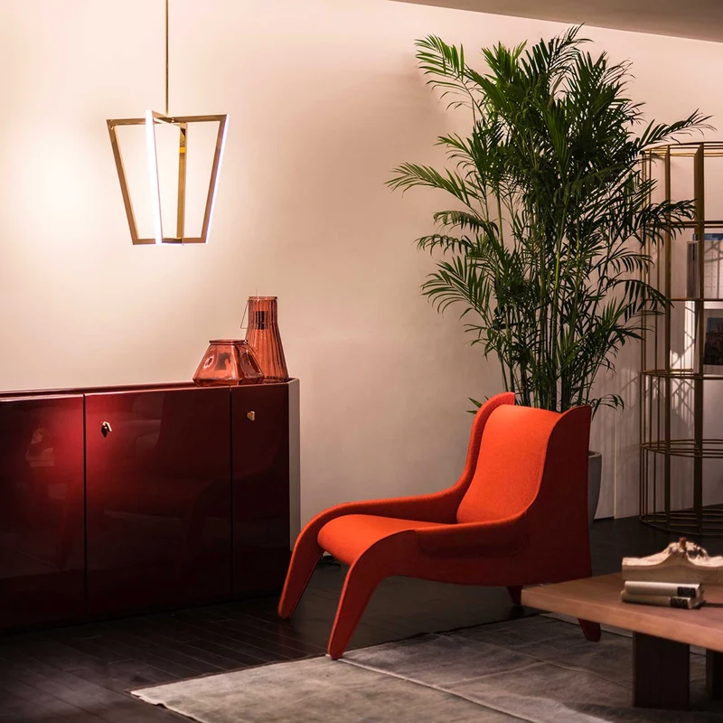 Lowline Fabric Armchair ANTROPUS, designed by Marco Zanuso for Cassina