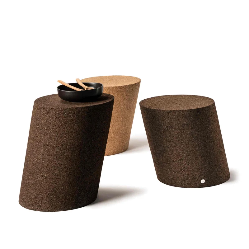 Cork Stool ALI by Jari Franceschetto for Suber