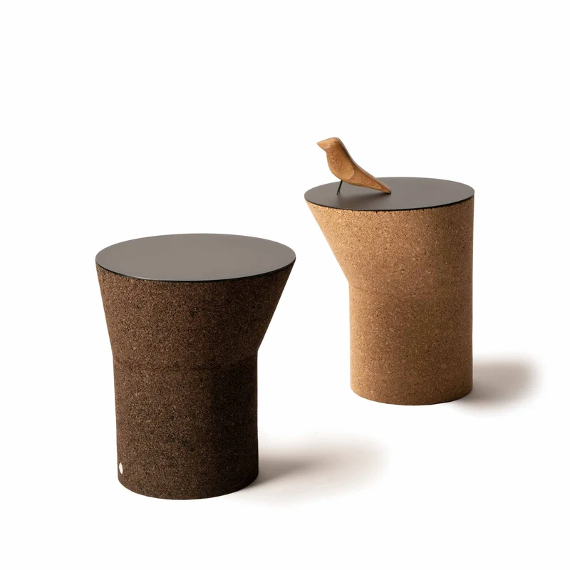 Cork Side Table CAPINERA by Jari Franceschetto for Suber