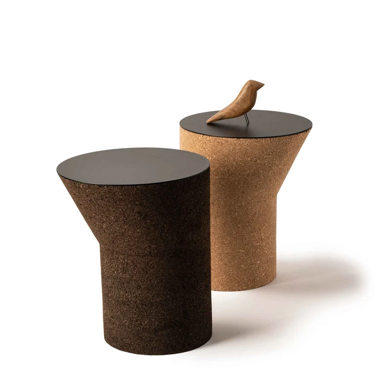 Cork Side Table CAPINERA by Jari Franceschetto for Suber