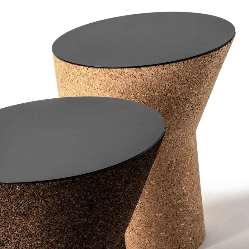 Cork Side Table CAPINERA by Jari Franceschetto for Suber