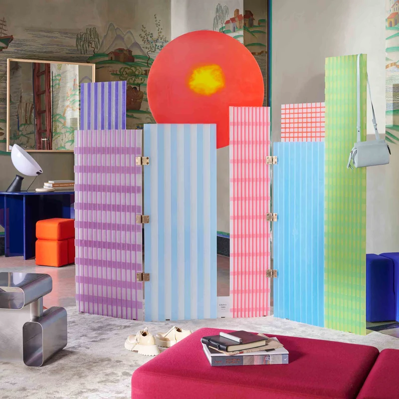 Resin Screen TRAMONTO A NEW YORK, designed by Gaetano Pesce for Cassina