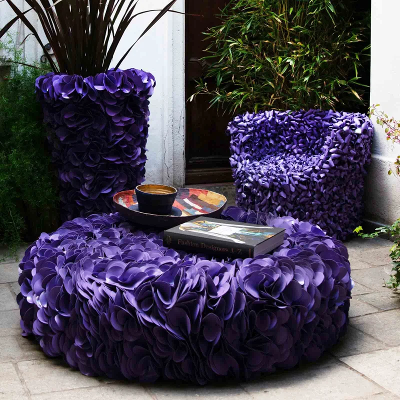 Indoor-Outdoor Armchair LOTUS by 13Ricrea