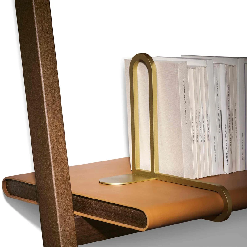 Leather Bookcase REN by Neri&Hu for Poltrona Frau