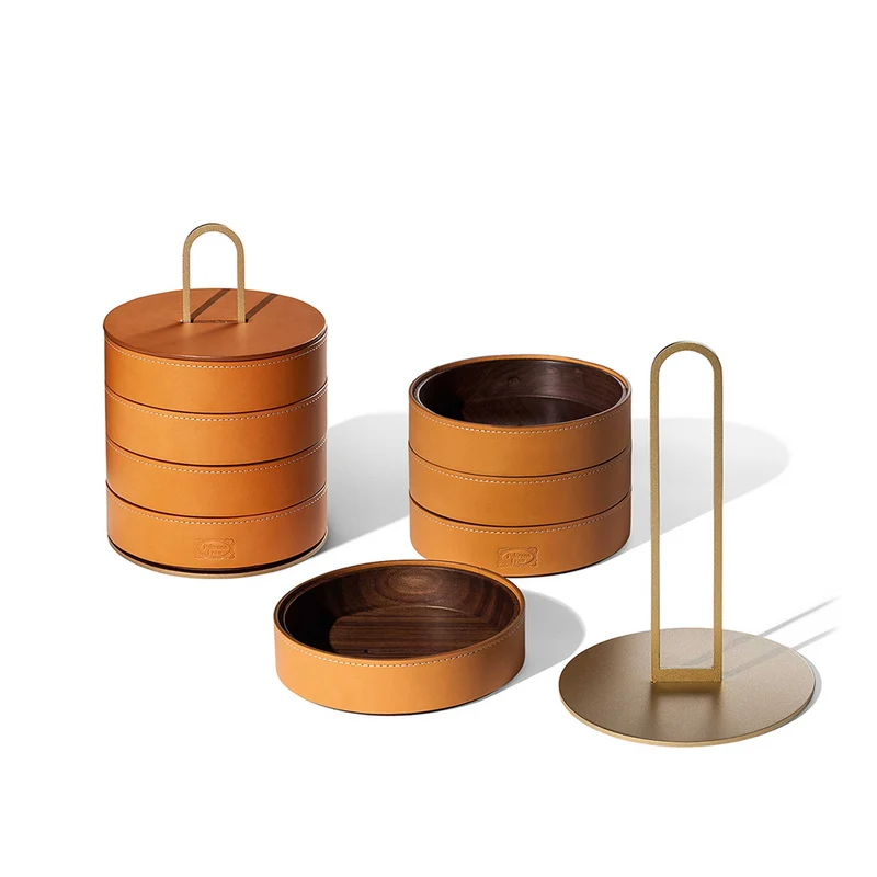 Leather Container ZHUANG by Neri&Hu for Poltrona Frau