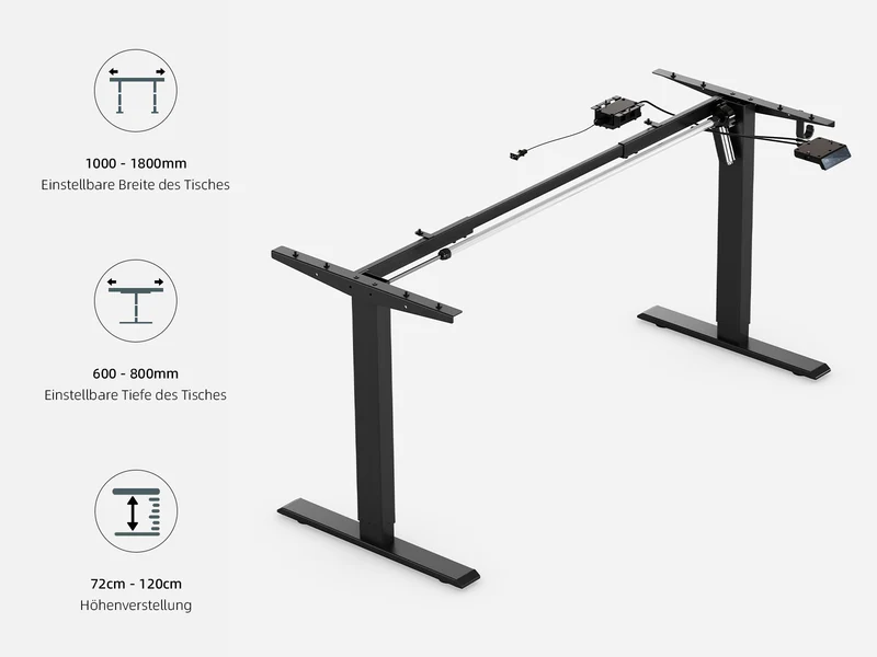 Maidesite T1 Pro - Châssis réglable en hauteur électriquement