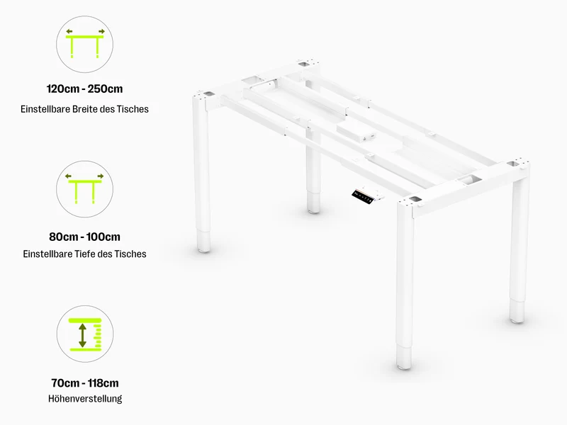Maidesite T4 Pro Plus - Bureau assis debout électrique