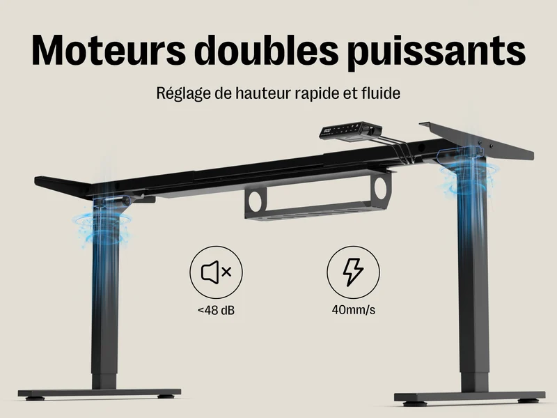 Maidesite T2 Pro - Châssis réglable en hauteur électriquement