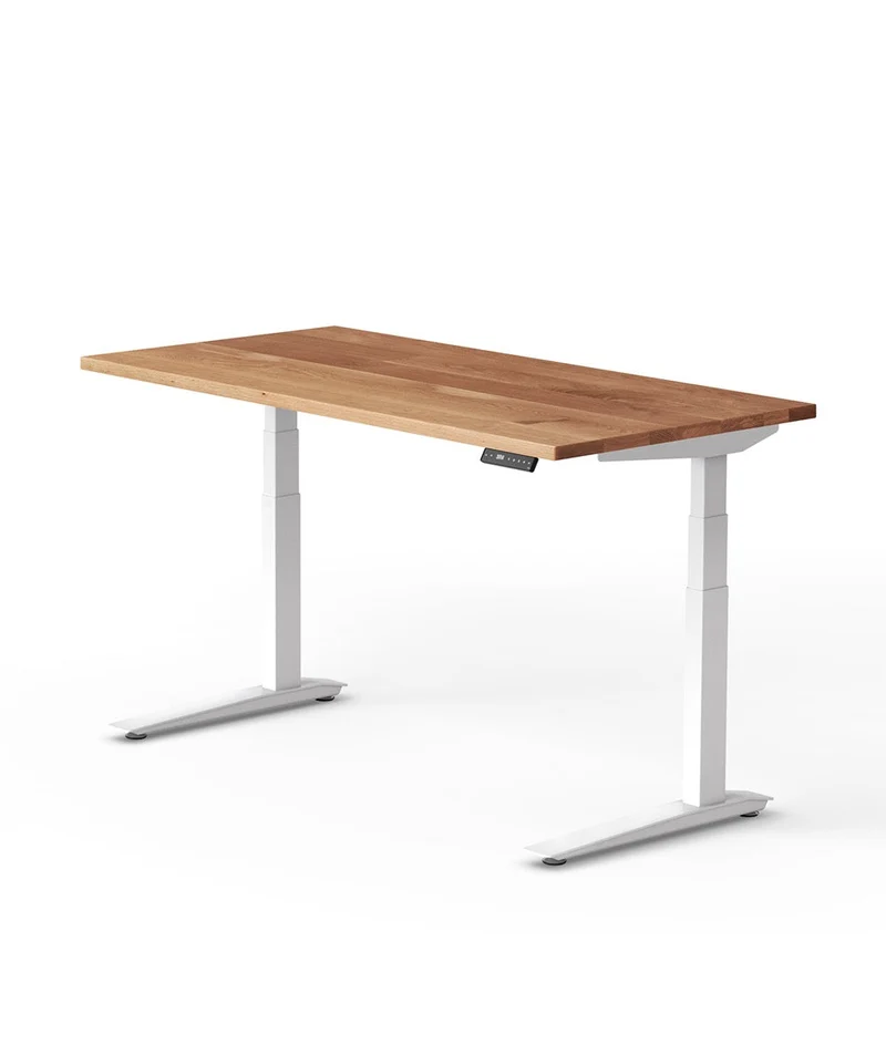 Fully Bureau assis-debout Jarvis en bois massif* 1600 x 800