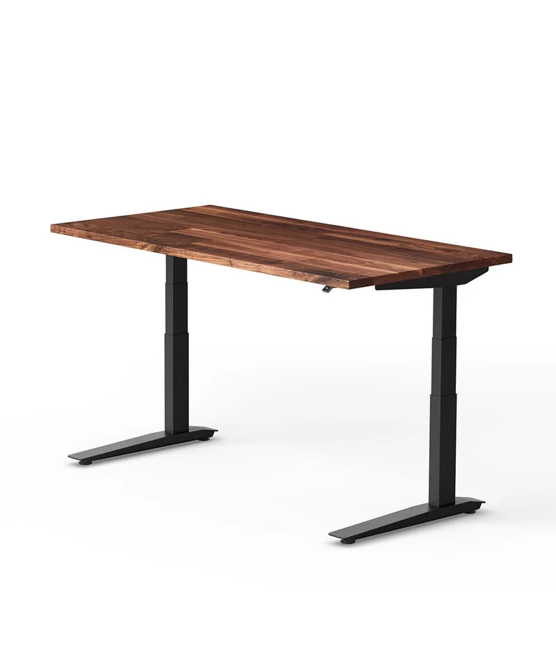 Fully Bureau assis-debout Jarvis en bois massif* 1600 x 800